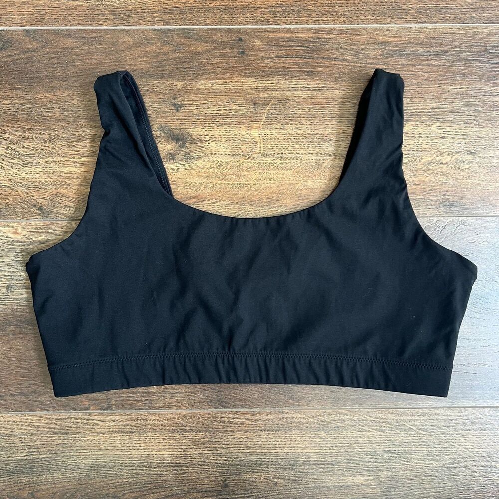 Everlane Women’s The Performance Bra Top Black Size X-Large Sports Bra Tank